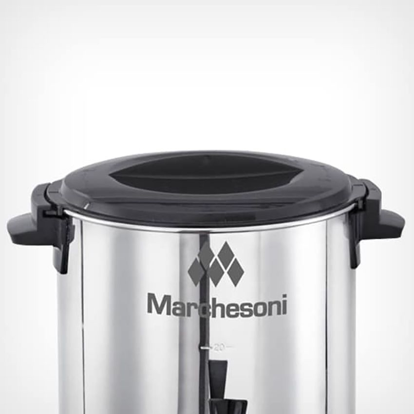 Cafeteira Automática 2 Litros Marchesoni Preta e Inox 110v