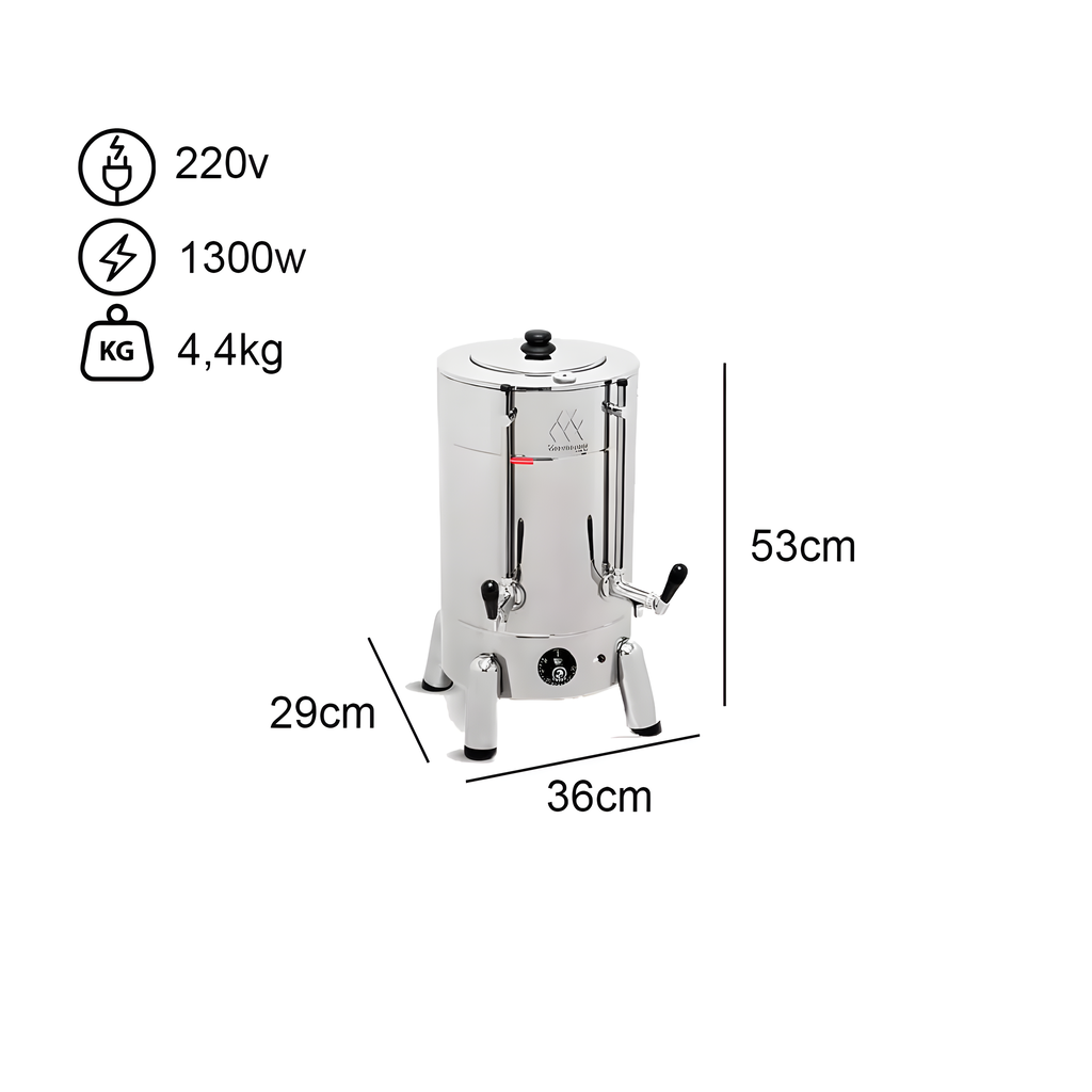 Cafeteira Elétrica Industrial 4 Litros Marchesoni Tradicional 220v