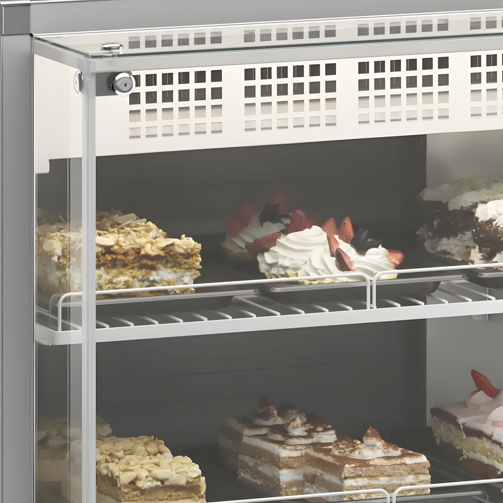 Vitrine Refrigerada Confeitaria Dupla Ação Gpea-140r Pr