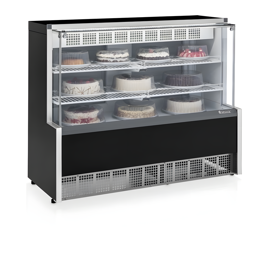 Vitrine Refrigerada Confeitaria Dupla Ação Gpea-140r Pr